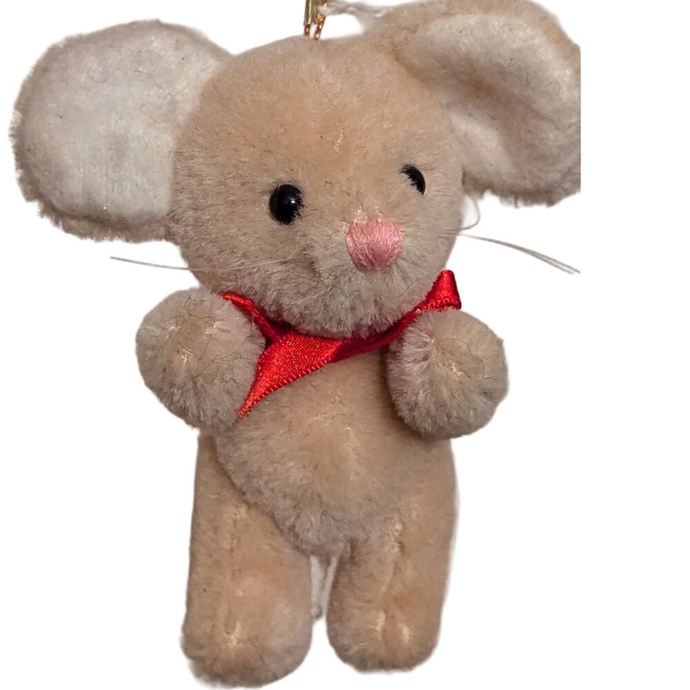 Dakin 1988 Christmas Mouse Ornament